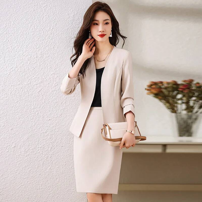 Women Formal Wear Blazers - Setelan Bisnis Wanita Formal dengan Rok