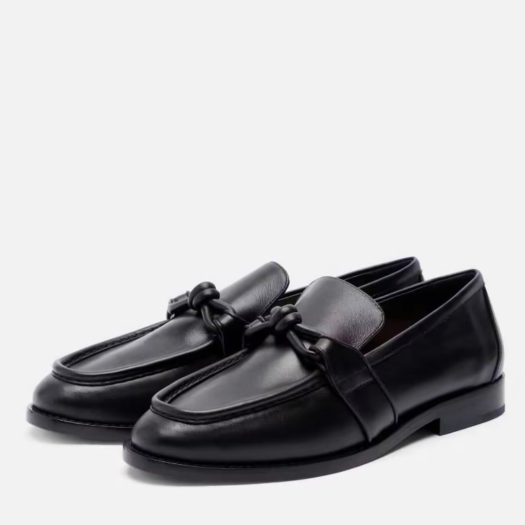 Women Formal Wear Shoes - Sepatu Loafer Kulit Wanita dengan Detail