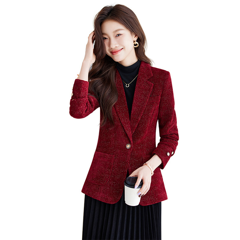 Women Formal Wear Blazers - Jas Blazer Wanita Hitam Merah Khaki