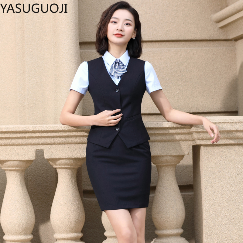 Women Formal Wear Vest - Yasuguoji Elegan Fashion Wanita Rompi Pakaian