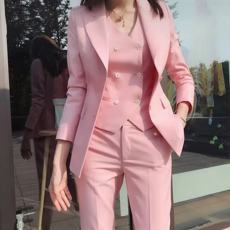 Women Formal Wear Vest - Setelan Wanita Mewah 3 Potong, Formal,