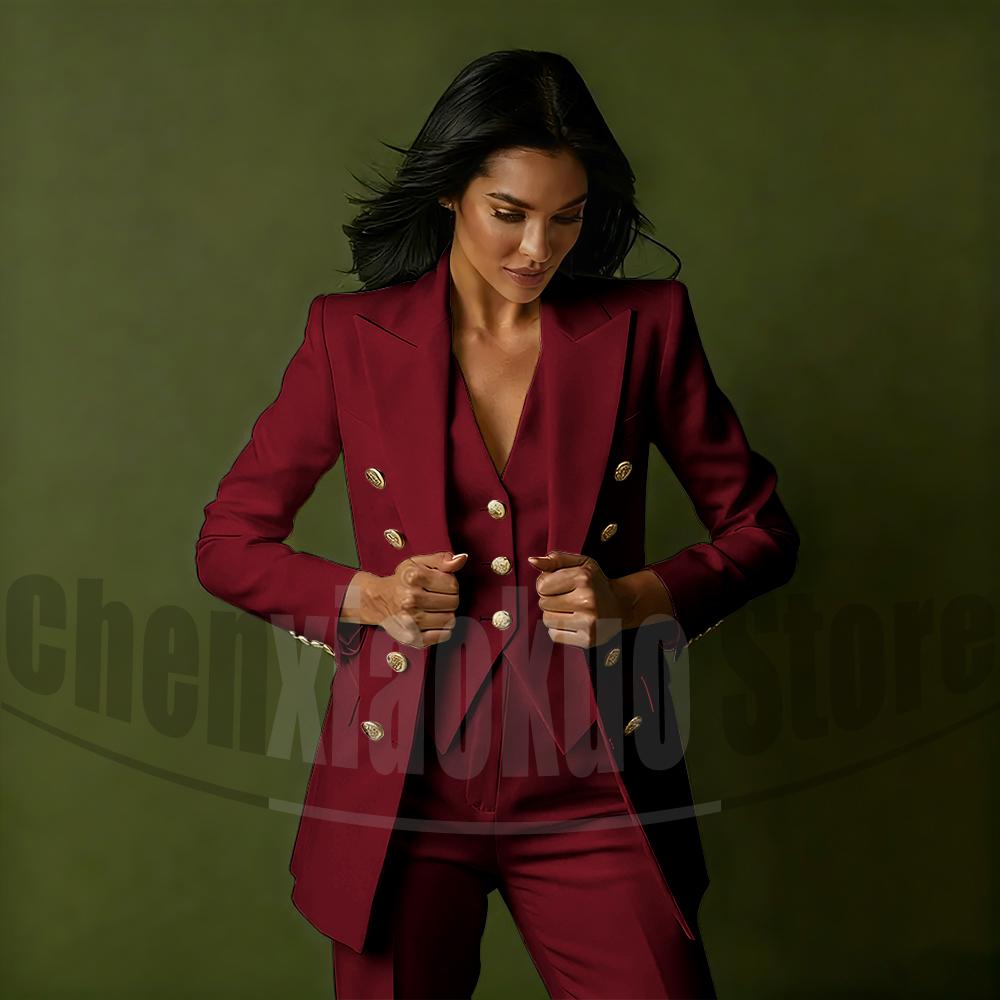Setelan Jas Wanita Tiga Potong - Women Formal Wear Blazers ulasan dan harga