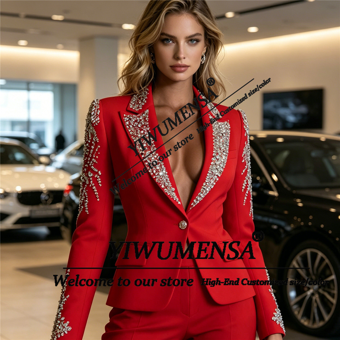Setelan Wanita Mewah 2 Potong  - Women Formal Wear Blazers ulasan dan harga
