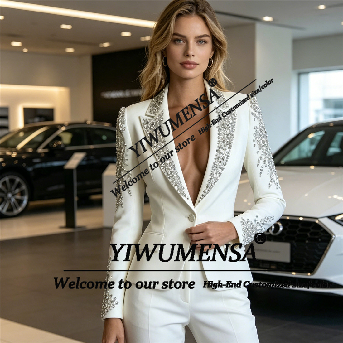 Setelan Wanita Mewah 2 Potong  - Women Formal Wear Blazers ulasan dan harga