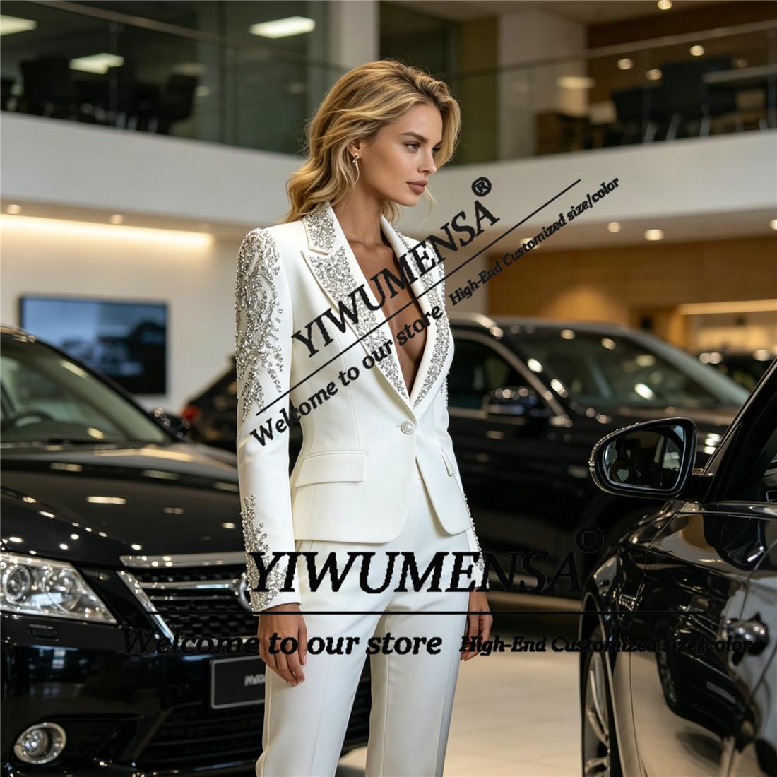 Setelan Wanita Mewah 2 Potong  - Women Formal Wear Blazers ulasan dan harga