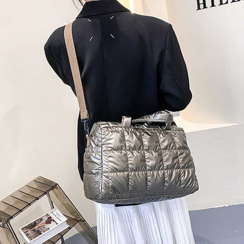 Tas bahu katun bantalan ruang  - Shoulder Bag Structured ulasan dan harga
