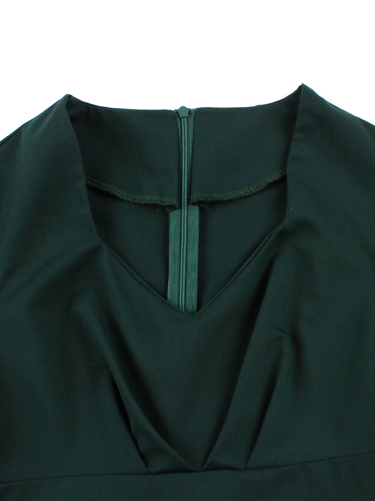 Tonval gaun ayun pinggang ting - Women'S Green Formal Wear ulasan dan harga