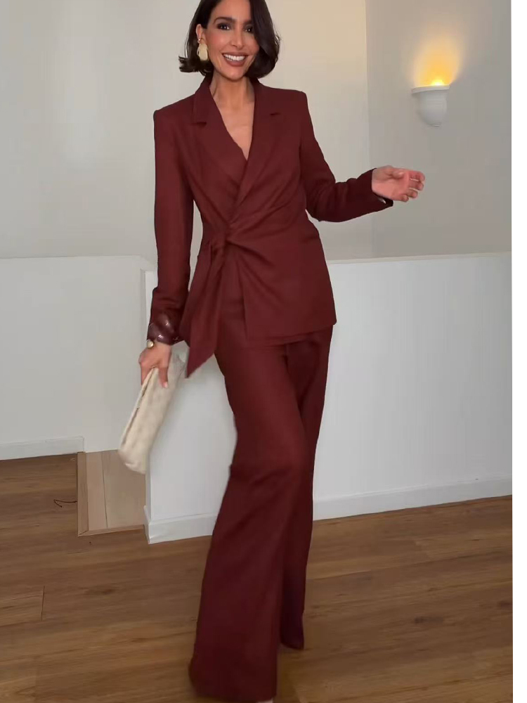 Setelan Blazer Celana Wanita K - Women Formal Wear Blazers ulasan dan harga