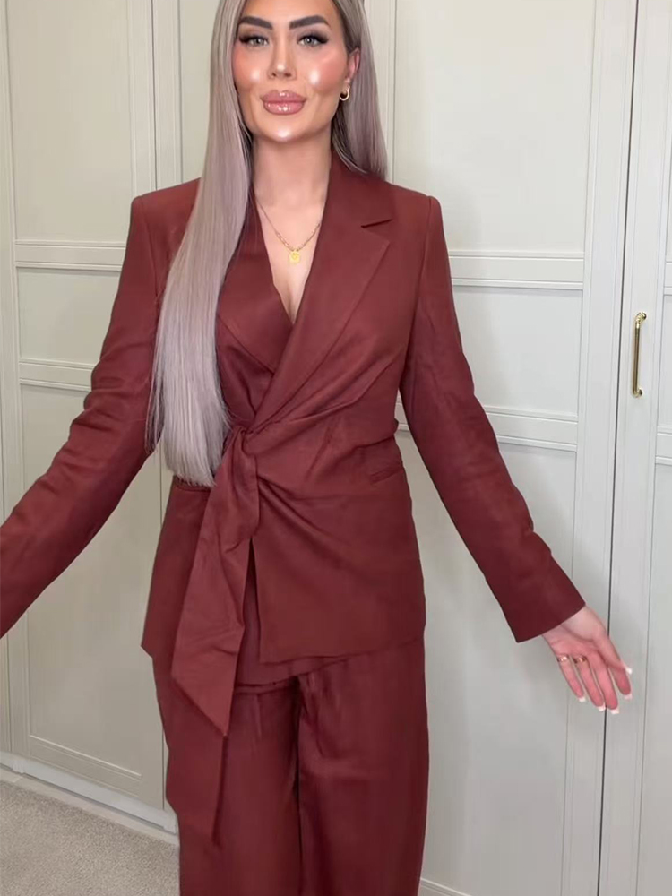Setelan Blazer Celana Wanita K - Women Formal Wear Blazers ulasan dan harga