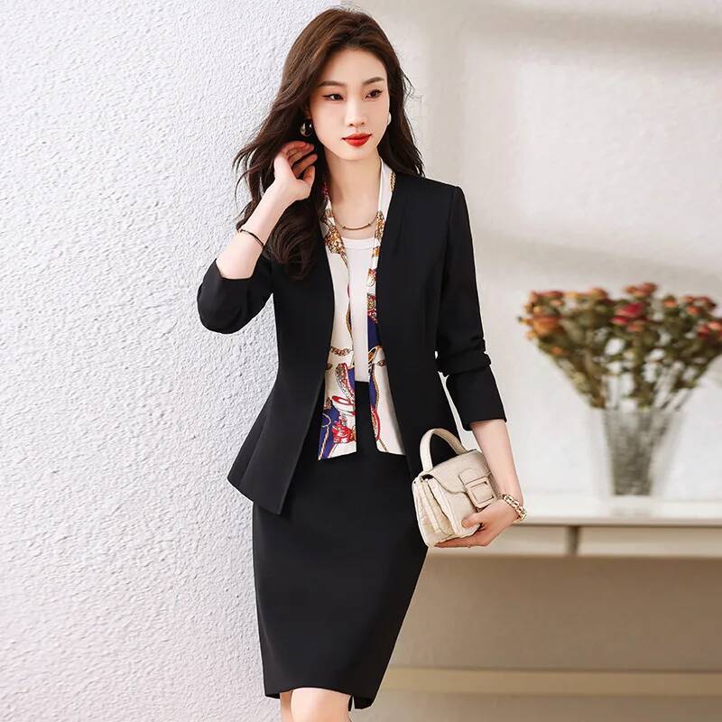 Setelan Bisnis Wanita Formal d - Women Formal Wear Blazers ulasan dan harga
