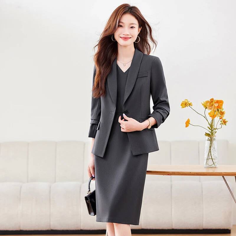 Setelan Bisnis Wanita Berkuali - Women Formal Wear Blazers ulasan dan harga