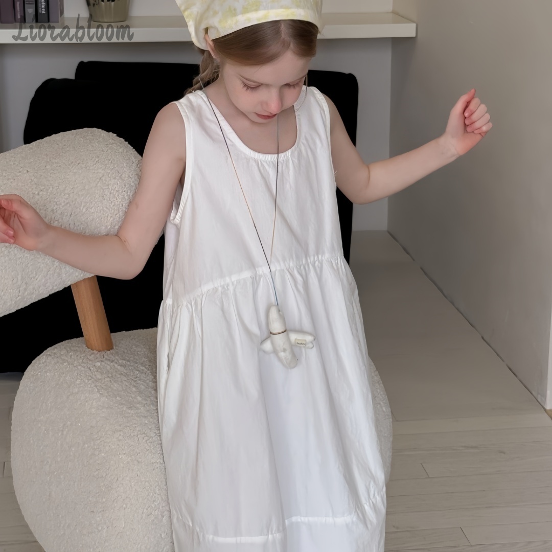 Gaun Putih Anak Perempuan Gaun - Formal Women'S Wear ulasan dan harga