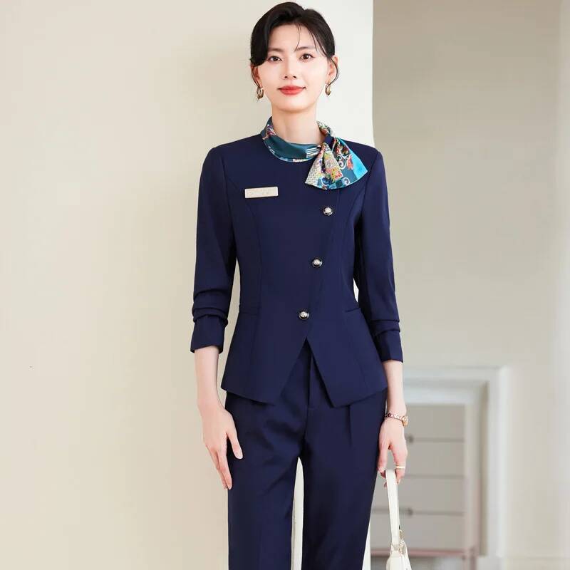 Setelan Celana Formal Elegan U - Women Formal Wear Blazers ulasan dan harga