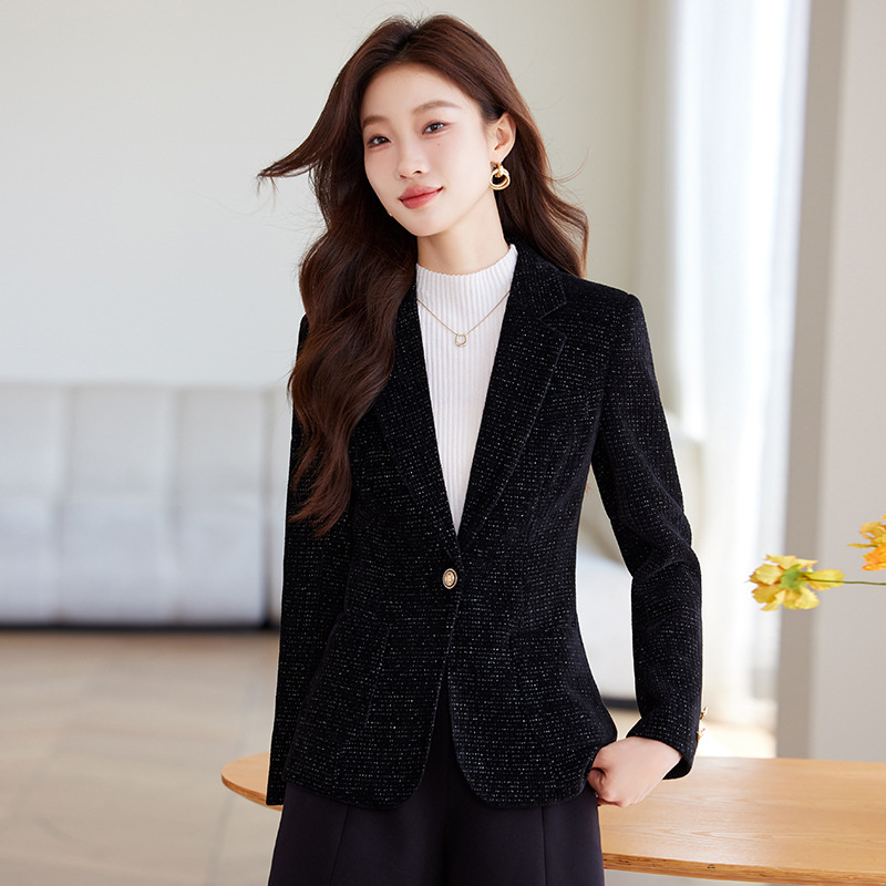 Jas Blazer Wanita Hitam Merah  - Women Formal Wear Blazers ulasan dan harga