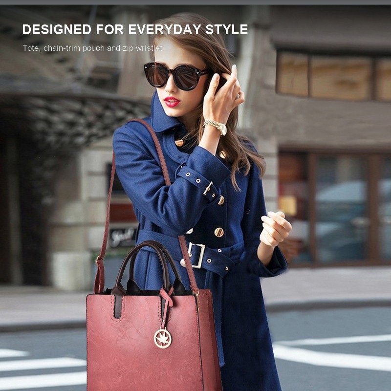 Set Tas Tangan Wanita 3 Buah,  - Shoulder Bag Structured ulasan dan harga