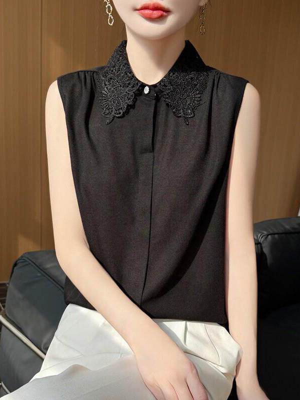 Kaos Rajut Tanpa Lengan dengan - Women Formal Wear Vest ulasan dan harga