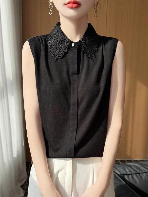 Kaos Rajut Tanpa Lengan dengan - Women Formal Wear Vest ulasan dan harga
